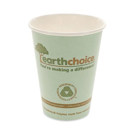 PACTIV EarthChoice Hot Cups, 12 oz, Teal, PK1000 DPHC12EC
